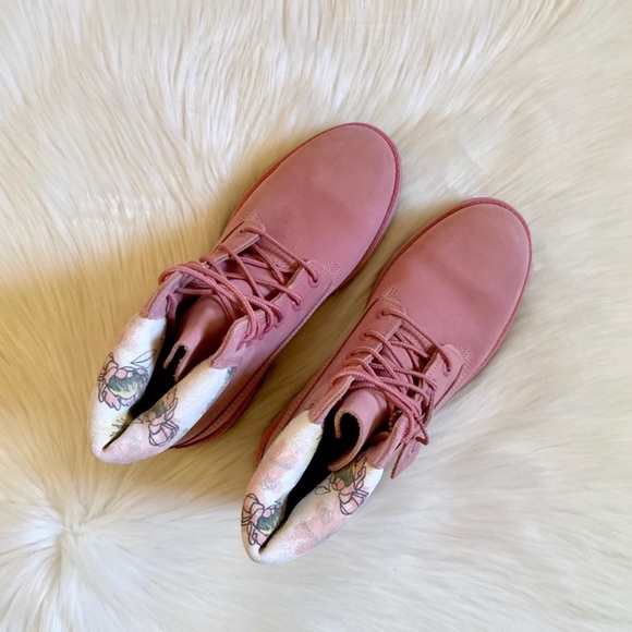 Timberland Medium Pink Premium 6” Waterproof Boots - Picture 3 of 8